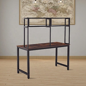 High quality simple computer desk office computer desk with shelves
