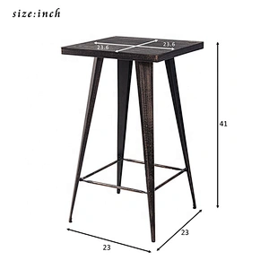 Bar table,restaurant table,Coffee Shop Table dining bar set