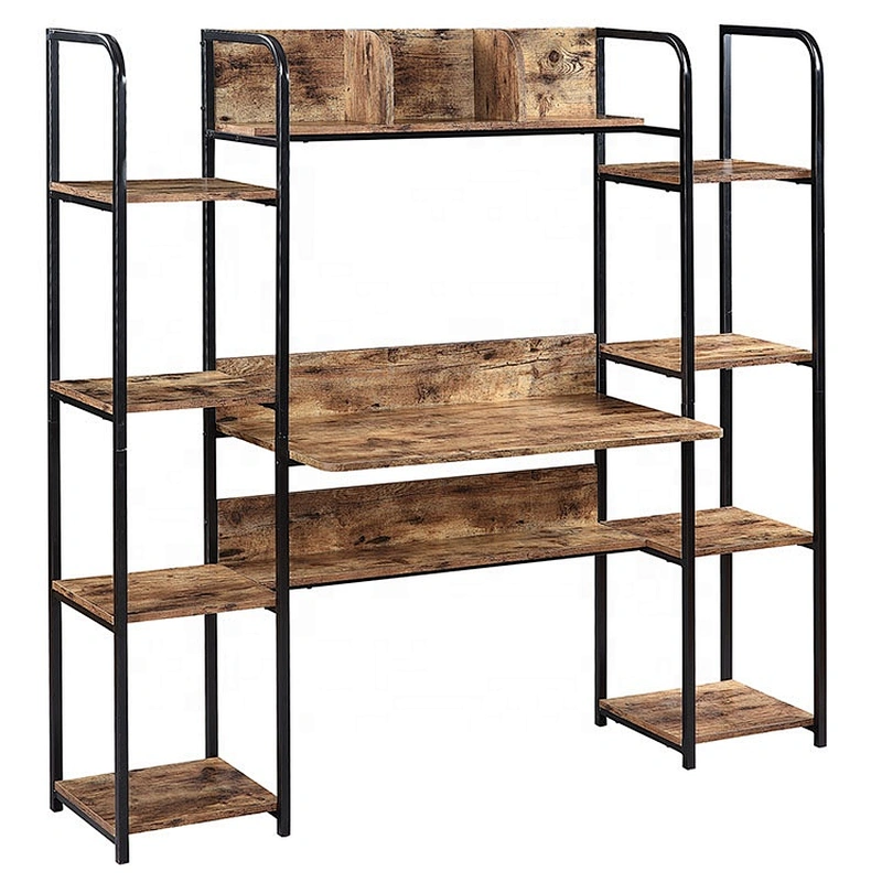 Cheap price computer desk computer desk table office computer desk with book shelve