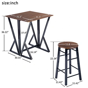 BFast Food Kitchen Restaurant Dining Bar Table And Chair Sets For Sale