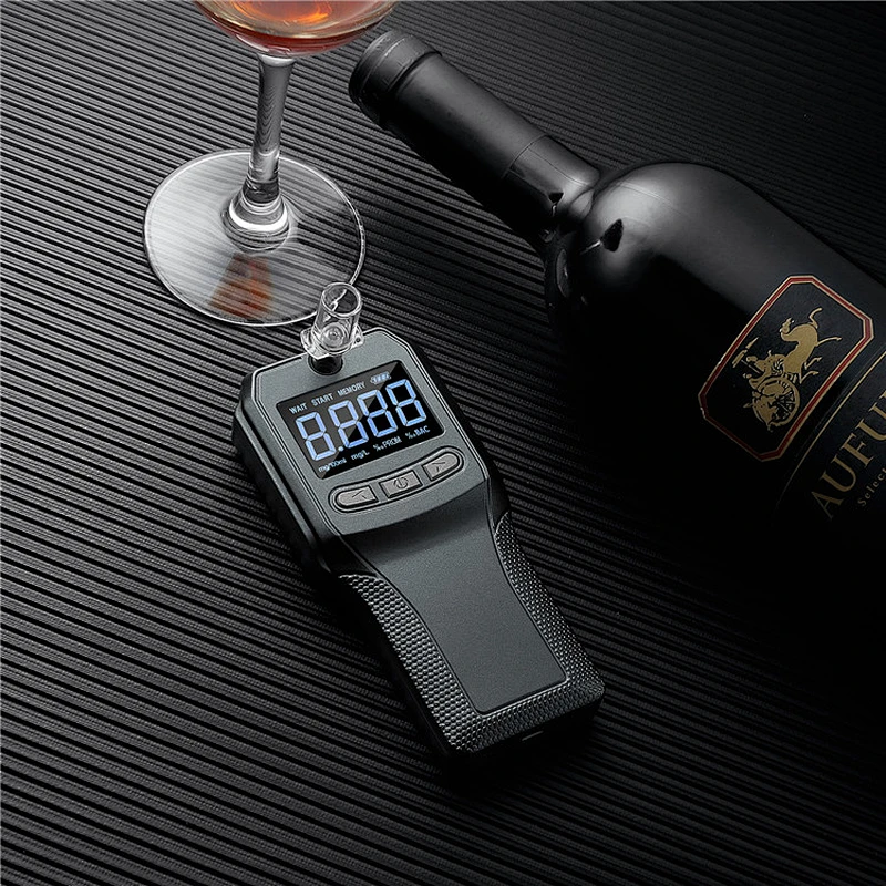 Wholesale Manufacturer OEM ODM Fuel Cell Sensor Professional Alcoholtester Breathalyzer Detector Digital Breath Alcohol Tester