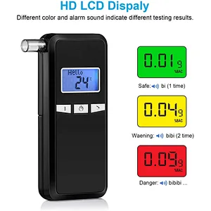 Dropshipping Shenzhen Portable LCD Mini Breathalyzer Alcoholometer Digital Breath Alcohol Tester