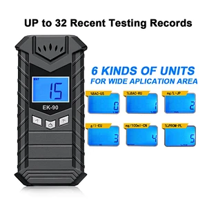 Fabricante al por mayor OEM ODM Portátil MIni Alcoholímetro Probador Alcoholímetro Probador de alcohol LCD Digital Breath Alcohol Tester