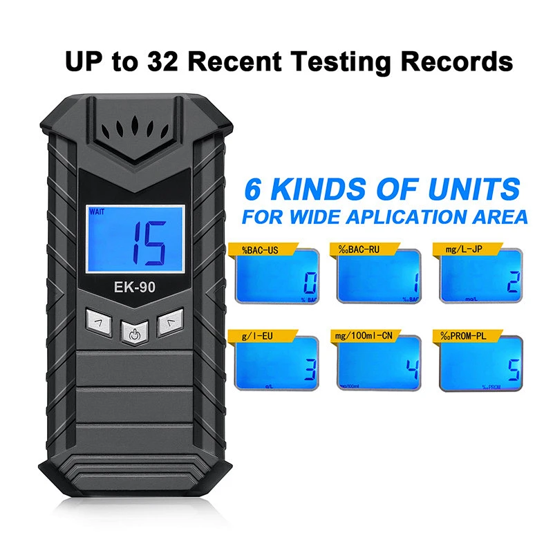 Wholesale Manufacturer OEM ODM Portable MIni Alcohol Meter Tester Breathalyzer Alcoholtester LCD Digital Breath Alcohol Tester