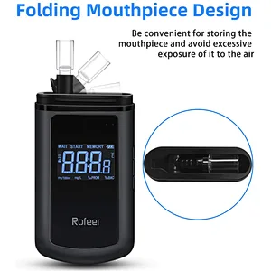Dropshipping Portable Mini LCD Alcohol Tester Meter Breathalyzer Alcoholometer Breath Alcohol Tester