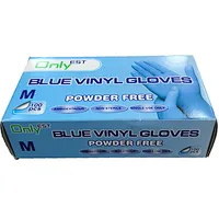 Powder Free Blue Vinyl Examination Gloves