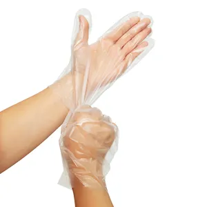 DELI PE disposable Clear  Washing Gloves