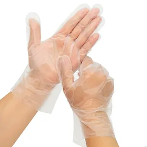 Clear Tpe Gloves Powder Free Cpe Tpe Disposable Gloves