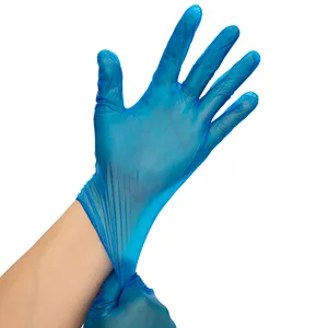Powder Free Blue Vinyl Examination Gloves