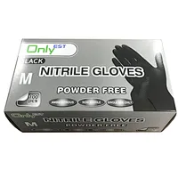 Black Powder Free Nitrile Gloves With High Quality