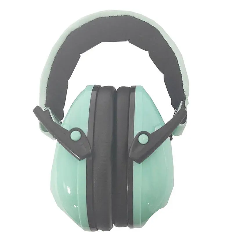Light Green Custom Logo Adjustable Safety Soundproof Earmuff For Baby