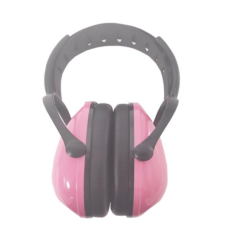 Pink Custom Logo Adjustable Safety Soundproof Earmuff For Baby