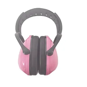 Pink Custom Logo Adjustable Safety Soundproof Earmuff For Baby