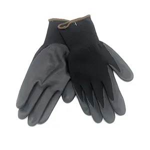 Factory Industrial Glove 15G Nylon Spandex Shell Nitrile Coated