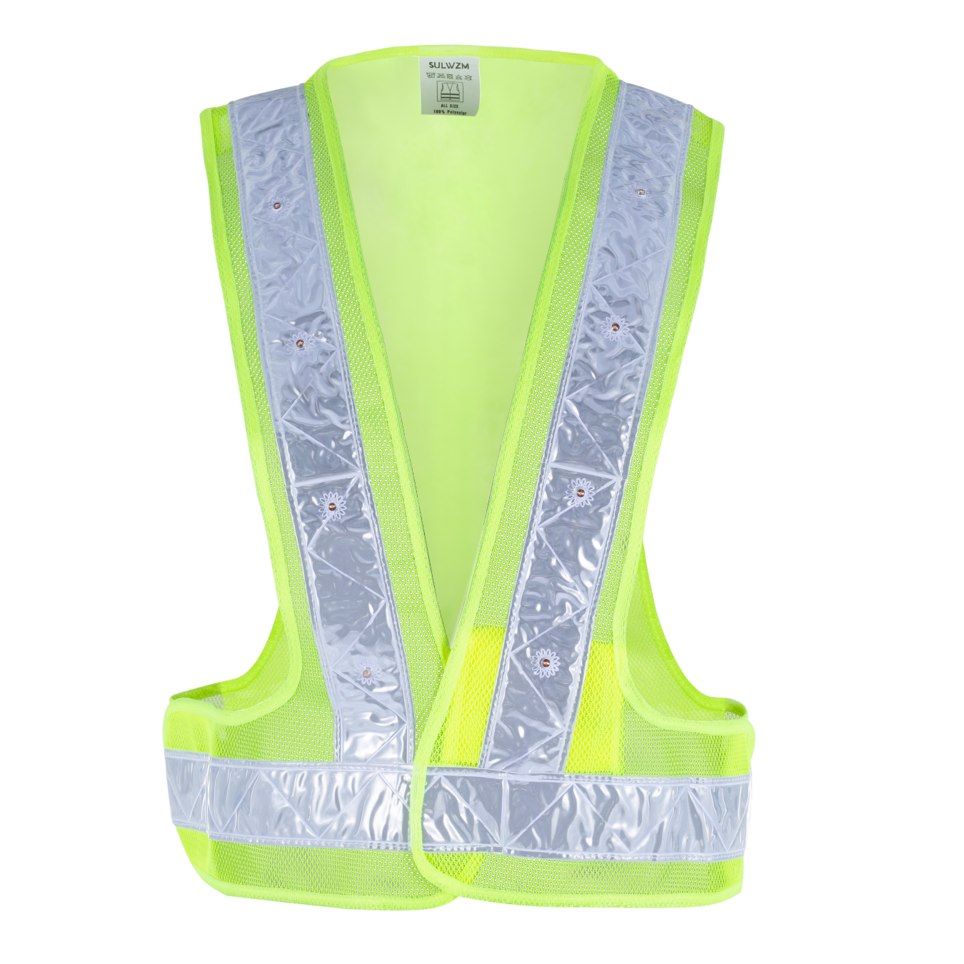 LED Safety Vest with Adjustable Size,Night Warning Reflective Vest