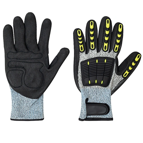 High Performance Anti Impact Machine Gloves Protective Hand in Oil Field