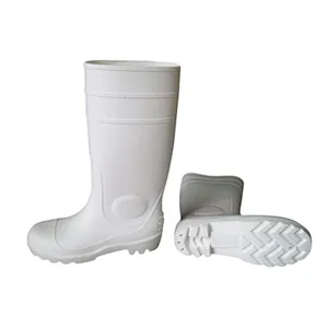 White PVC Industry Boots