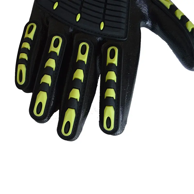 High Performance Anti Impact Machine Gloves Protective Hand in Oil Field