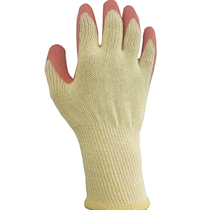 Factory Industrial Glove With Latex Coated Crinkle Finish