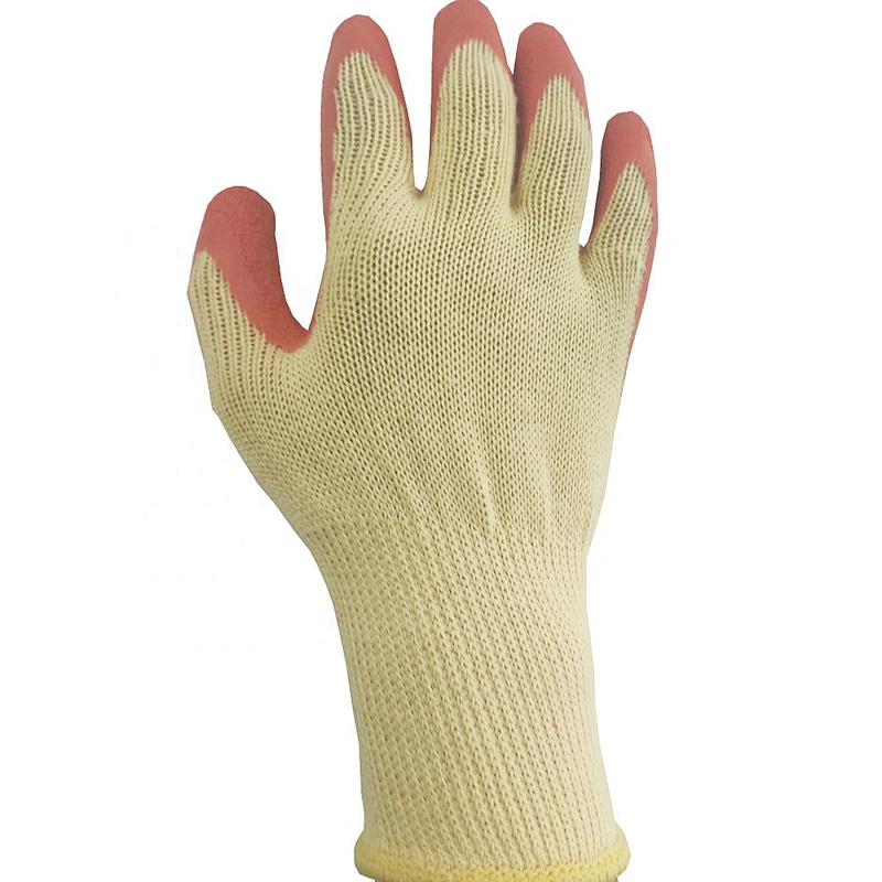 Factory Industrial Glove With Latex Coated Crinkle Finish