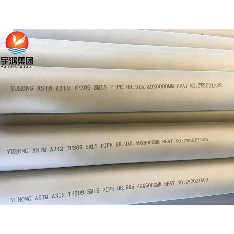 ASTM A312 TP309 STAINLESS STEEL SMLS PIPE HEAVY WALL THICKNESS