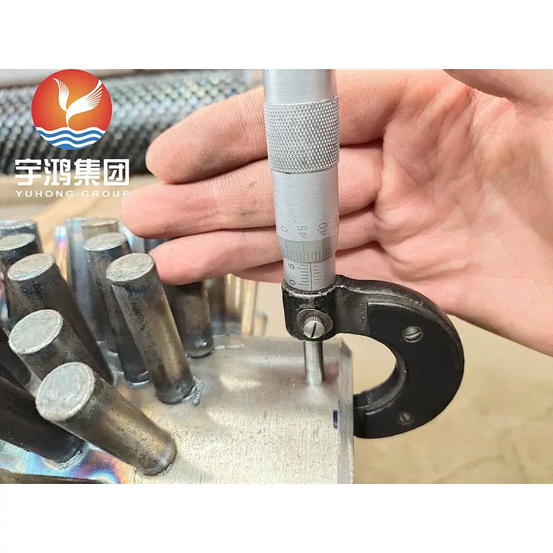 Finned Tube ASTM A335 P11, P22, P5, P9 , P91 Studded Tube.
