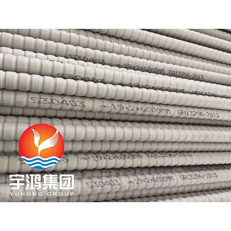 S30403 Stainless Steel Corrugated Tube For Heat Exchangers PA Fin Tube