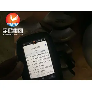 90 DEG. ELBOW LR ASTM B366 C276-S DIN 2.4819 BUTTWELD FITTING