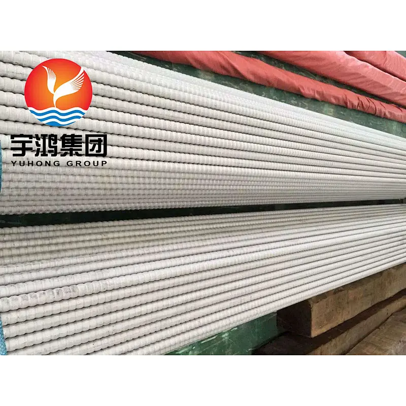 S30403 Stainless Steel Corrugated Tube For Heat Exchangers PA Fin Tube