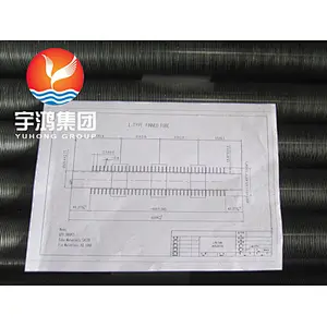 ASME SA179 Wrapped Tension L Type Finned Tube For Heat Exchanger