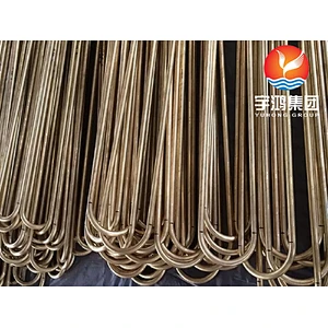 ASTM B111 C68700 Aluminum Brass Seamless U Bend Tube  (CONDENSER TUBE )