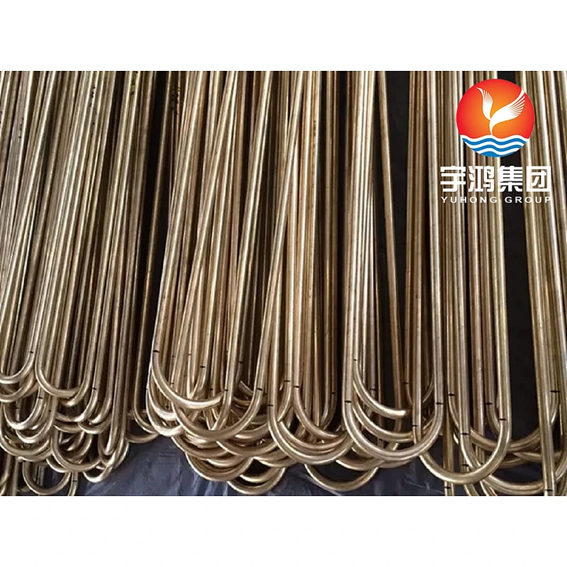 ASTM B111 C68700 Aluminum Brass Seamless U Bend Tube  (CONDENSER TUBE )