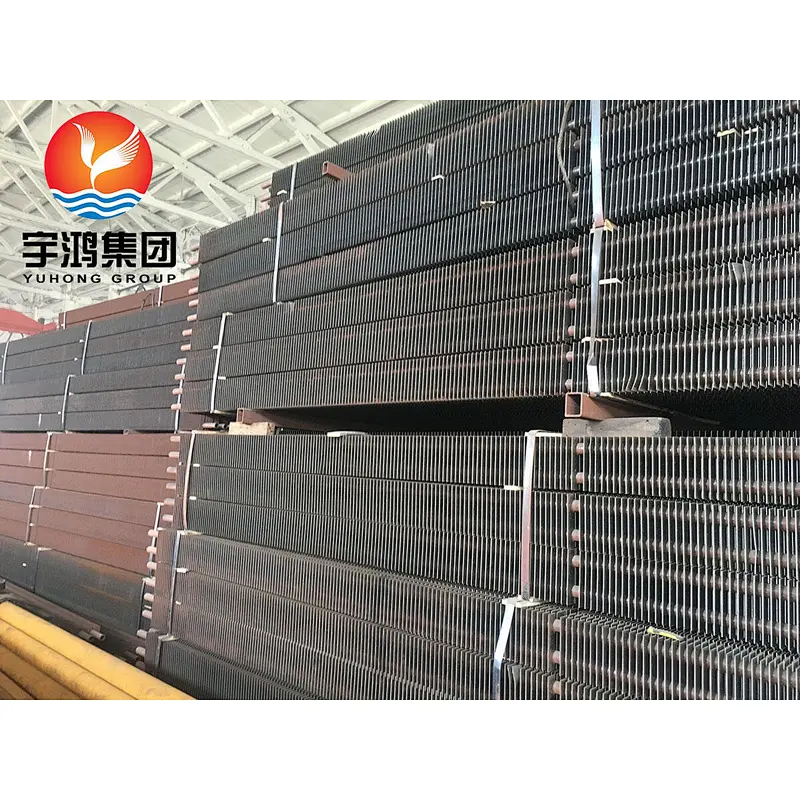 ASTM A192 SMLS Bolier Square Heat Exchanger Fin Tube Of Waste Heat Recovery Unit