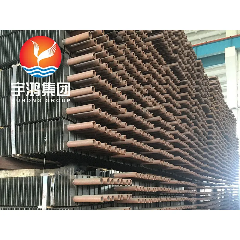 ASTM A192 SMLS Bolier Square Heat Exchanger Fin Tube Of Waste Heat Recovery Unit