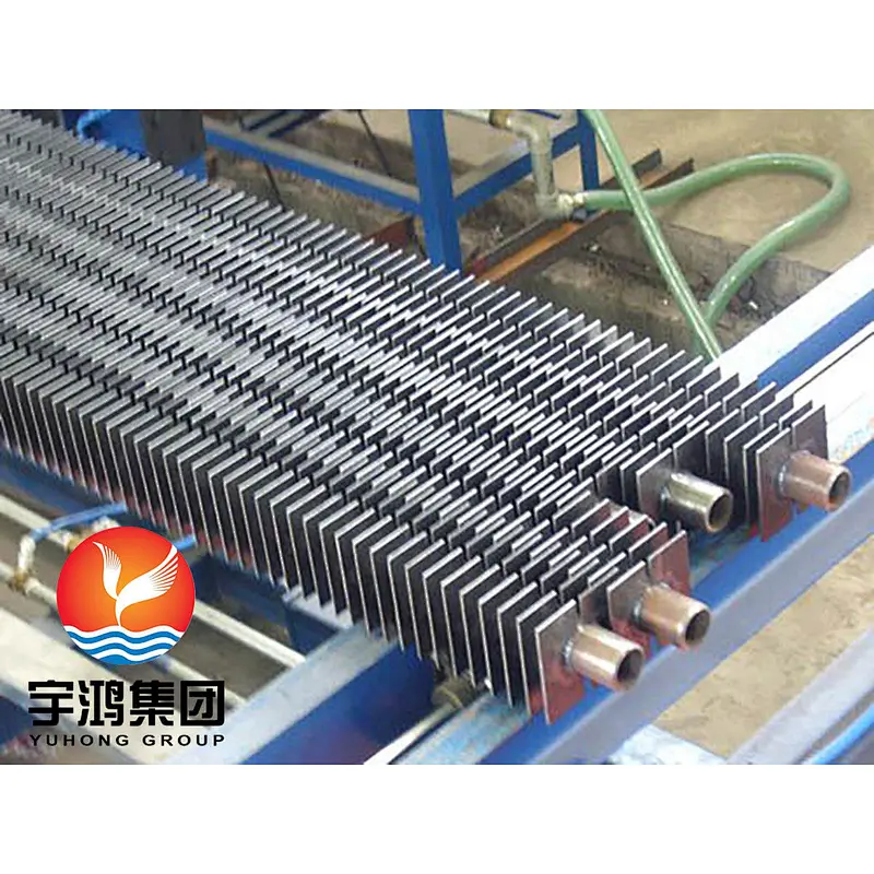 ASTM A192 SMLS Bolier Square Heat Exchanger Fin Tube Of Waste Heat Recovery Unit