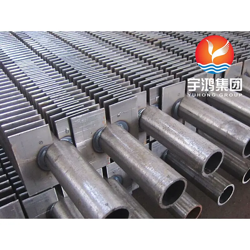 ASTM A192 SMLS Bolier Square Heat Exchanger Fin Tube Of Waste Heat Recovery Unit
