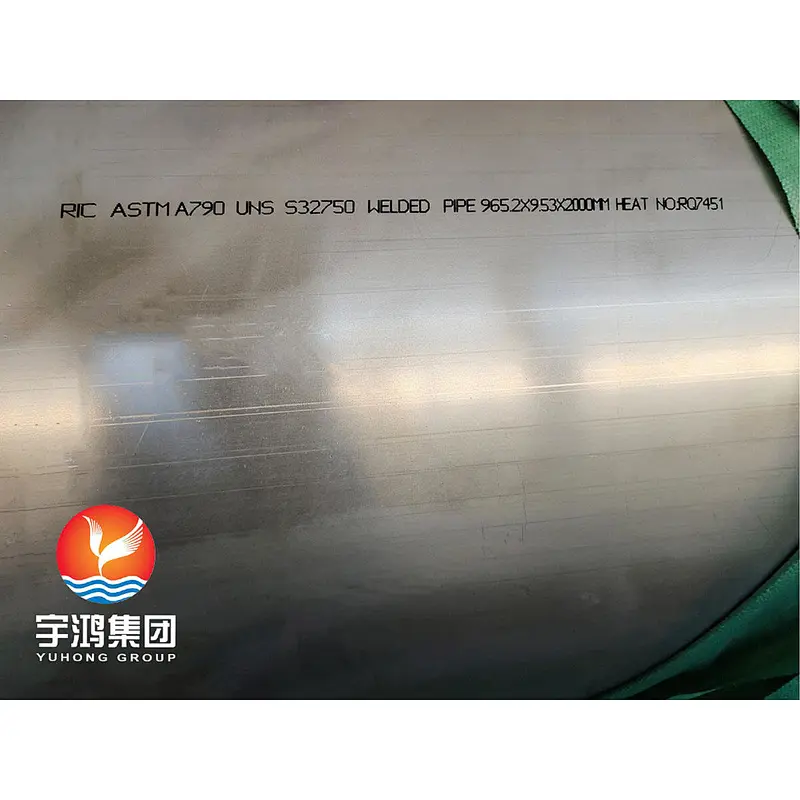 ASTM A790 S32750 SUPER DUPLEX STEEL WELDED PIPE