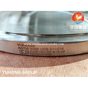 ASTM B462 ALLOY C276 SPECTACLE BLIND FLANGE B16.48