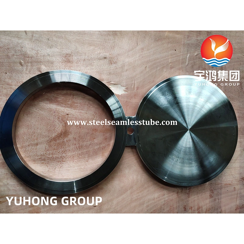 ASTM B462 ALLOY C276 SPECTACLE BLIND FLANGE B16.48