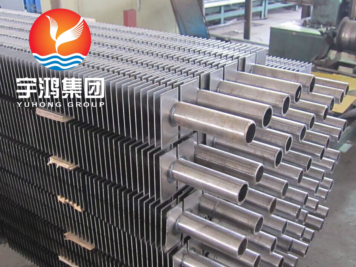 A192 SMLS Bolier Square Heat Exchanger Fin Tube Of Waste Heat Recovery Unit