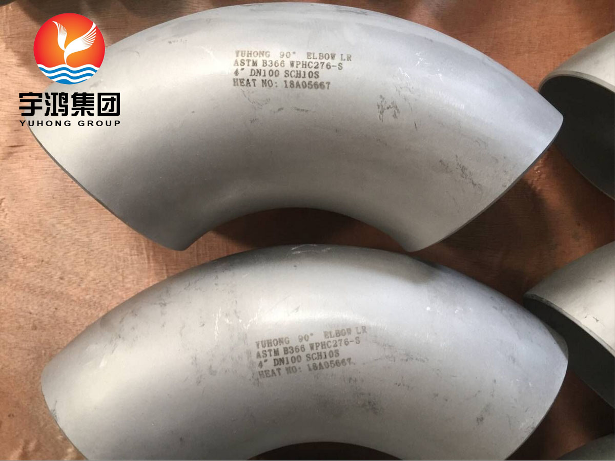 ASTM B366 Hastelloy C276 ELBOW BUTT WELD FITTING