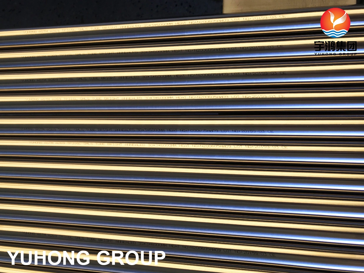 ASTM A269 TP316L BRIGHT ANNEALED SS SMLS TUBE