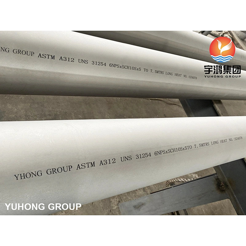 ASTM A312 S31254 STAINLESS STEEL SMLS PIPE