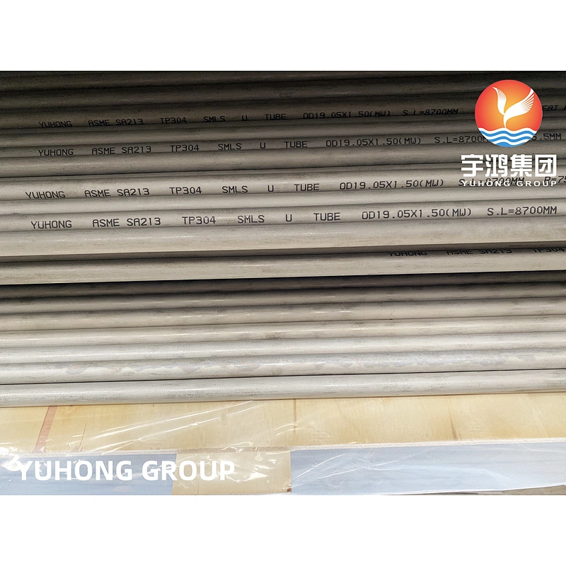 ASTM A213 / ASME SA213 TP304 STAINLESS STEEL U BEND TUBE