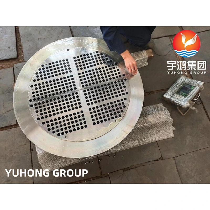 ASTM A182 F304 STAINLESS STEEL TUBESHEET HEAT EXCHANGER