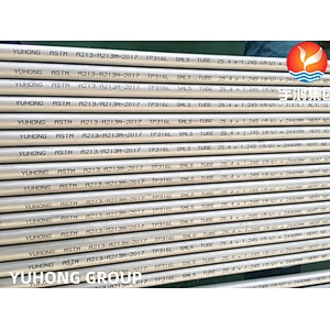 HEAT EXCHANGER TUBE ASTM A213 TP316L STAINLESS STEEL SEAMLESS TUBE