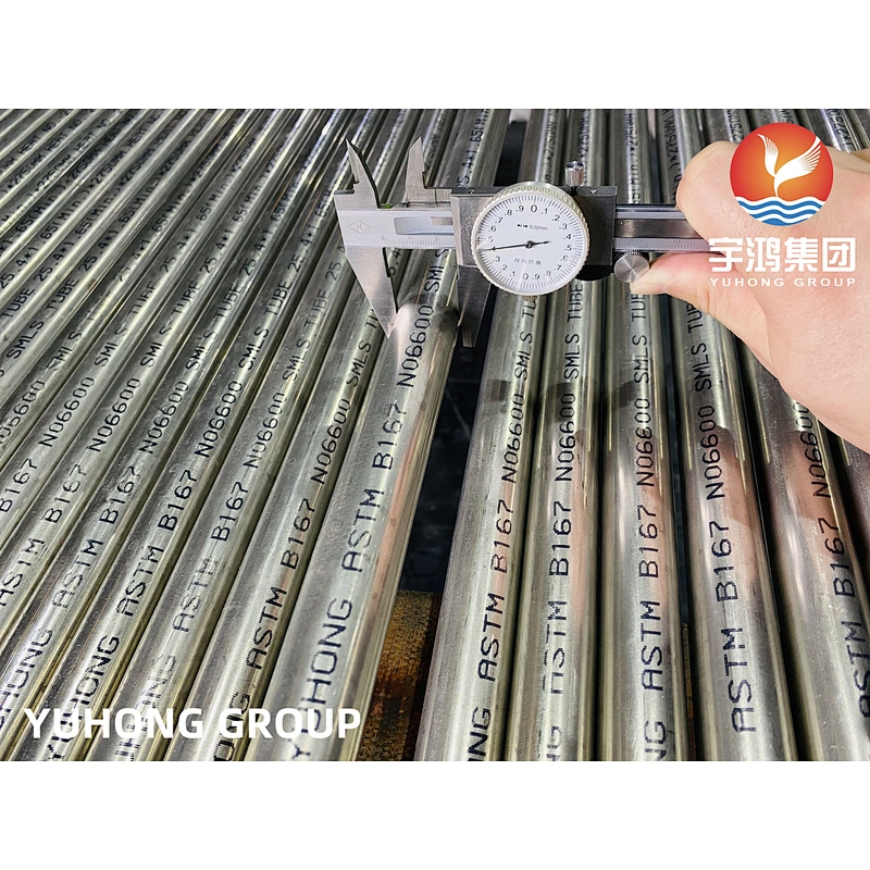 ASTM B167 Inconel600 NO6600 Nickel Alloy Tube Bright Annealing