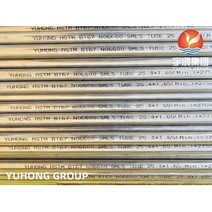 ASTM B167 Inconel600 NO6600 Nickel Alloy Tube Bright Annealing