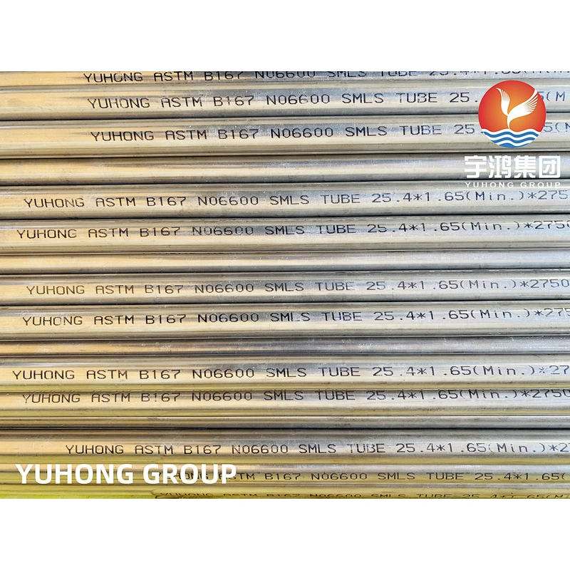 ASTM B167 Inconel600 NO6600 Nickel Alloy Tube Bright Annealing