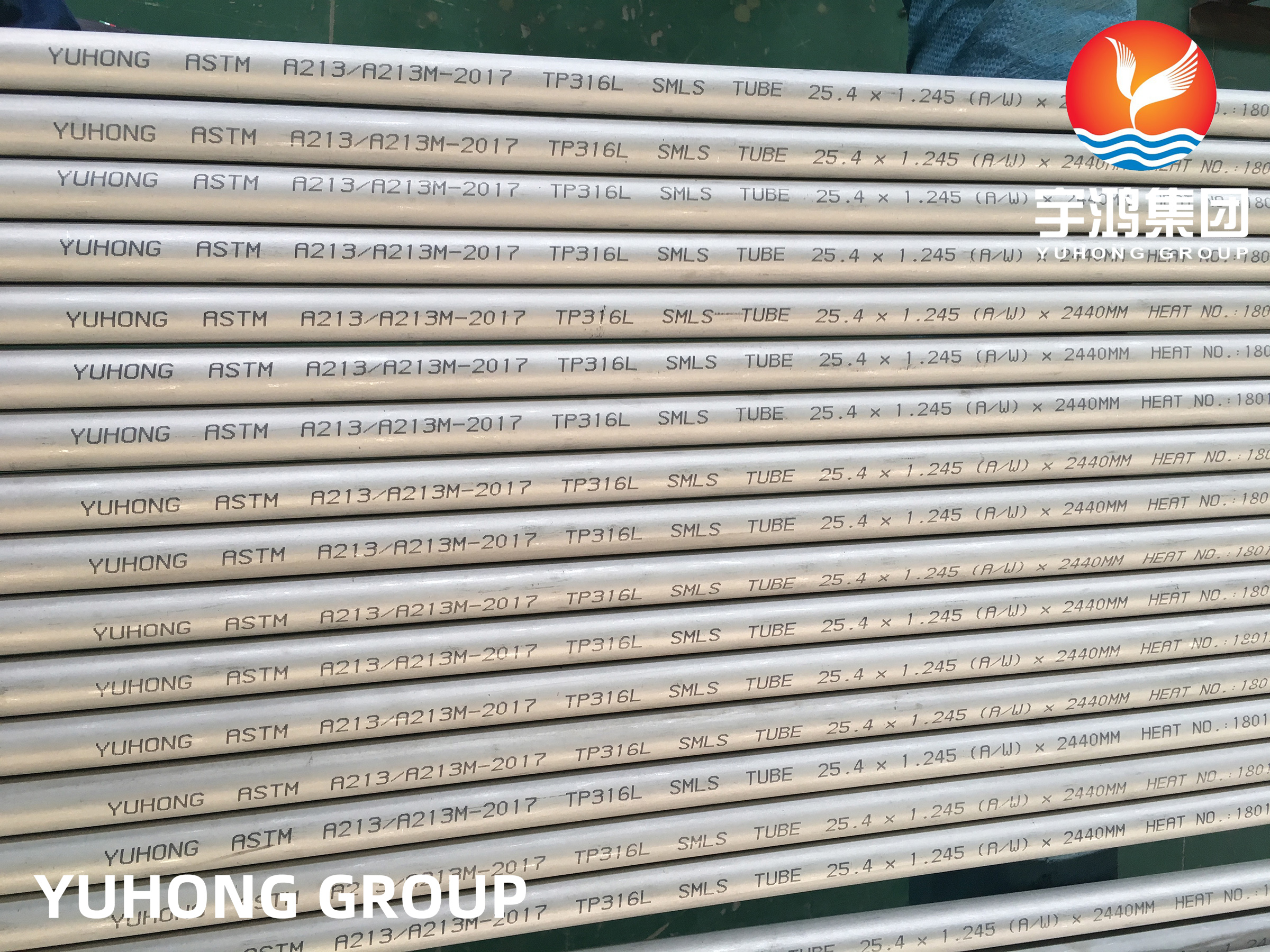 YUHONG A213 TP316L  STAINLESS STEEL SMLS TUBE